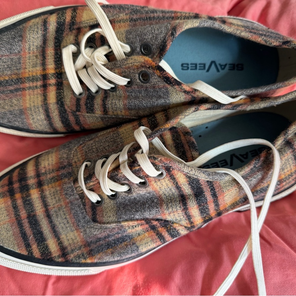 SeaVees Plaid Canvas Sneakers